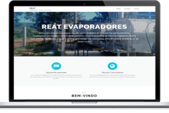 Site da Reat em um notebook Site da Reat em um notebook