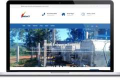 Site novo da Reat em um notebook. Site novo da Reat em um notebook.